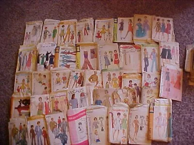 39 Vintage  Simplicity Butterick McCall's Sewing Patterns Lot • $14.99