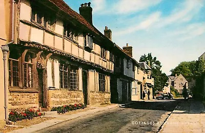 Cerne Abbas Cottages - Postcard • £2.95