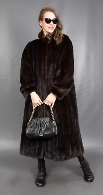 3662 Gorgeous Real Mink Coat Luxury Fur Very Long Beautiful Look Size 3xl • $1