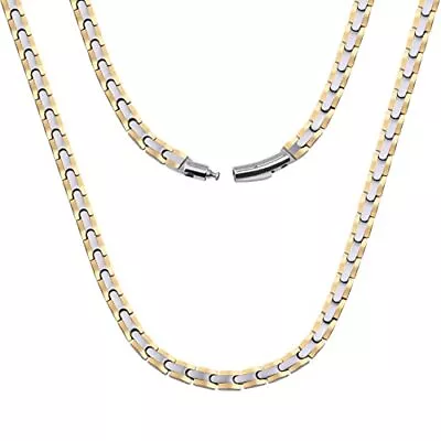 Feraco Titanium Magnetic Necklace For Men Women Magnetic Necklace Titanium Ch... • $67.55