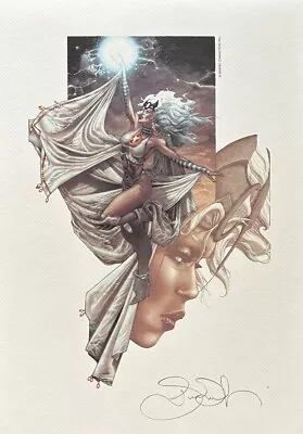 SIMONE BIANCHI Rare STORM Art Print SIGNED Limited X-MEN Color Version LAST ONE! • $59.99