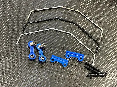 Aluminum Front / Rear Sway Bar Kit 1/5 Traxxas X-Maxx X Maxx Blue • $20.69