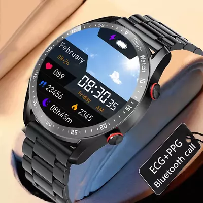 Smart Watch For Men/Women Bluetooth Call ECG For IPhone Samsung-DT20 • $53