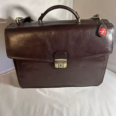 Vintage Foray Leather Shoulder Portfolio  Good Condition Except Front Is Scuffd • $28