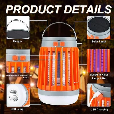 $9.98 • Buy LED Camping Light USB Rechargeable Outdoor Tent Lamp Hiking Lantern Mini Lamp