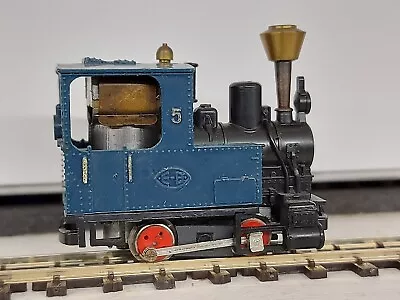 EGGERBAHN 105 0-4-0 HOe / 009 / H0e STEAM LOCOMOTIVE No.5 BLUE • £54.50