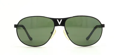 Vuarnet CUIRNOI 205 Black / Green Sunglasses Leather 50mm • $229