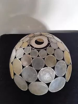 Beautiful Vintage Capiz Shell Light Shade • £13.79