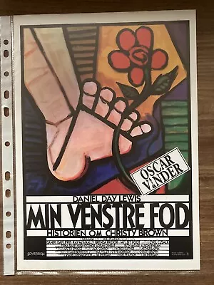 My Left Foot The Story Of Christy Brown 1989 Danish Movie Press Release • $19.99