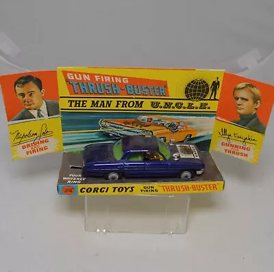 Vintage Corgi Toys Thrush-Buster The Man From UNCLE #497 & Box Pre Owned (F438) • $2.36