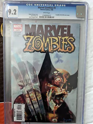 Marvel Zombies #3A 1st Printing CGC 9.2 2006 4371692013 • $110
