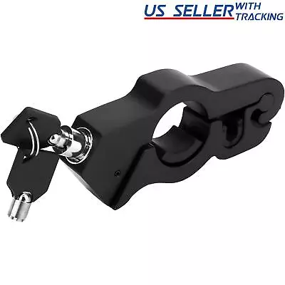 Motorcycle Handlebar Lock Anti-Theft Grip Throttle Security Bike Scooter ATV • $14.39