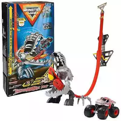 Monster Jam ThunderROARus Drop Playset With Exclusive Monster Truck Over 6 Feet • $77.95