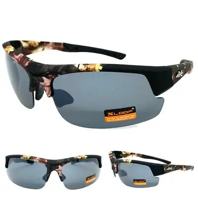 Men’s MILITARY TACTICAL Camouflage Wrap Around Safety SUNGLASSES Anti Glare Lens • $14.99