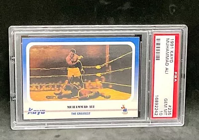 1991 Muhammad Ali Kayo Hologram #235 Boxing Card Graded Psa 10 Gem Mint Pop 14 • $349