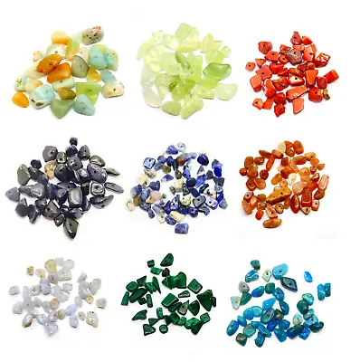 Natural Gemstone Chips Beads - Various Colours Types - Healing Stones Jewellery • £5.99