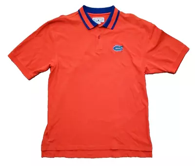 Vintage Florida Gators Polo Shirt Mens Large Orange Football Boca Classics UF • $16.14