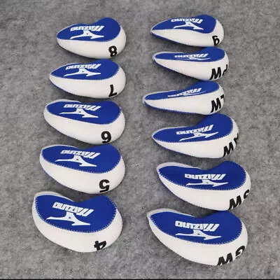 Golf Club Iron 4-9 Lpsag Head Cover Mizuno Classic Blue Style 11-piece Set/.1 • $23.54