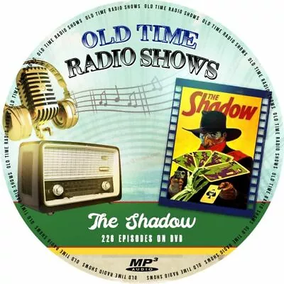 The Shadow 226 Episodes Old Time Radio Shows On A DVD • £3.25