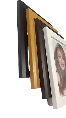 £2.99 • Buy Frame Photo Black White Poster Picture A3  A4 Frames A5 Walnut Square Oak Modern
