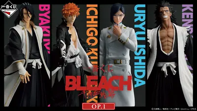 BANDAI BLEACH Ichiban Kuji Millennium Blood War Ver. OP.1 Figure A B C Lo F/S • $66.48