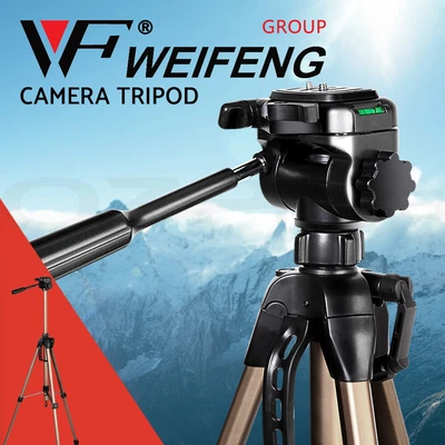 $34.95 • Buy Weifeng Professional Camera Tripod Monopod Stand DSLR Pan Head Mount Flexible
