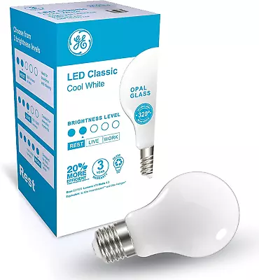 GE A60 ES Rest LED Bulb 470 Lumen 4.3 Wattage Cool White • $11.26