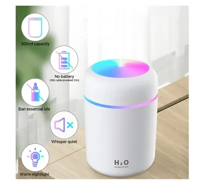 Cool Mist Humidifier For Room Home Baby Air Pure Vaporizer Steam Liquid  • $25