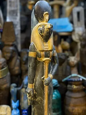 RA The God Of Sun Wearing Sun Disk With A Falcon Face - Made In Egypt • $245