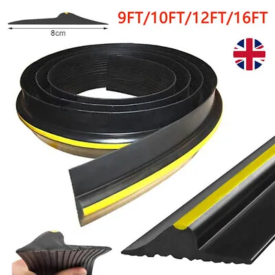 16FT Garage Door Floor Threshold Weather Seal HEAVY DUTY RUBBER Draught Excluder • £13.29