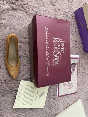 £4.99 • Buy Just The Right Shoe  Golden Stiletto 