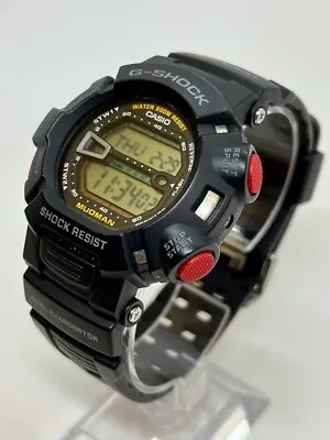 Casio G-shock Mudman Black Red Digital G-9000-1JF Rare Mens Watch From Japan • $84