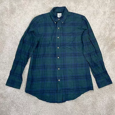 Chaps Flannel Shirt Mens Small Fishing Check Plaid Workwear Ralph Lauren Farm • £19.99