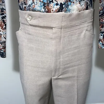 Vintage 60s 70s Mens 38 29 Pants Polyester Haggar Disco Saturday Night Fever VTG • $44.99