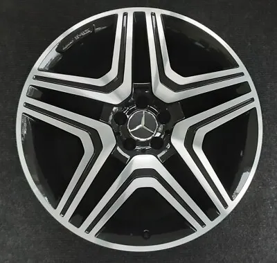 Mercedes GL63 AMG 21  X 10  Factory OEM Wheel 2013 - 2016 Rim  (Black / Machine) • $789.99