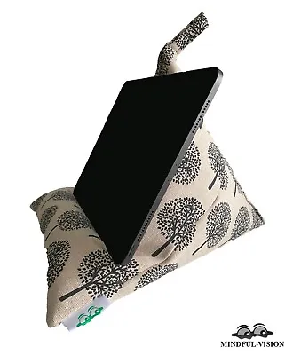 Mulberry B - IPad Tablet Kindle Phone Bean Bag TECH Support Stand Holder Cushion • £10.99