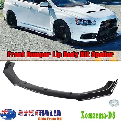 Gloss Front Bumper Lip Splitter Body Kit For Mitsubishi Lancer CE CJ CY CF DS • $54.95