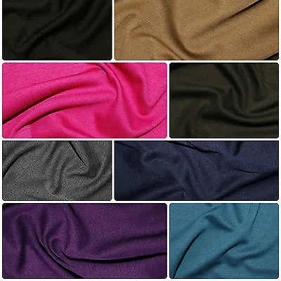 £8.24 • Buy Ponte Roma Soft Knit Jersey Stretch Fabric Polyester Viscose Fabric 150cm Wide
