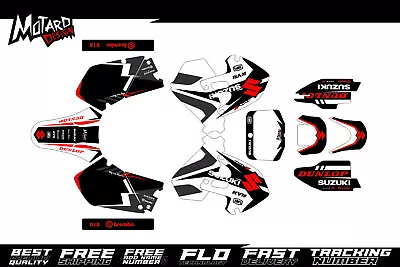 Suzuki RM 250 1999 2000 Graphics Kit Premium Motocross Decals By Motard Design • $149.99