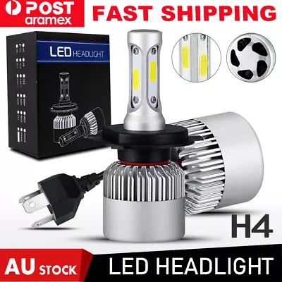 H4 9003 2000W 300000LM LED Headlight Kit Lamp Bulbs Globes High Low Beam Upgrade • $13.50