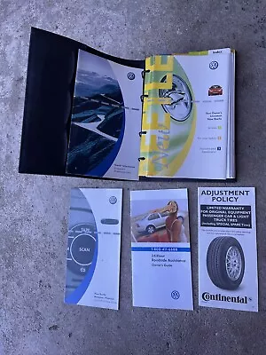 2003 VW Volkswagen New Beetle OWNERS MANUAL And Guides W/binder OEM • $14.99