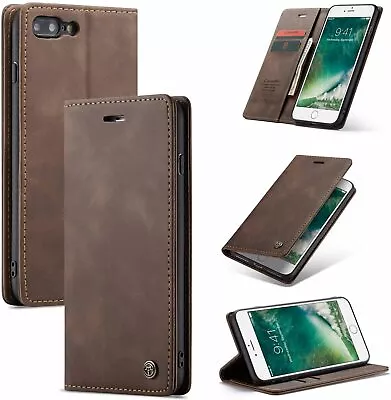 $10.99 • Buy Wallet Case For Apple IPhone 7 8 Plus 8 Blocking Folding Flip Stand Card Slot
