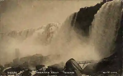 $24.99 • Buy Pesha #5133A - Niagara Falls American Falls Real Photo Postcard C1910