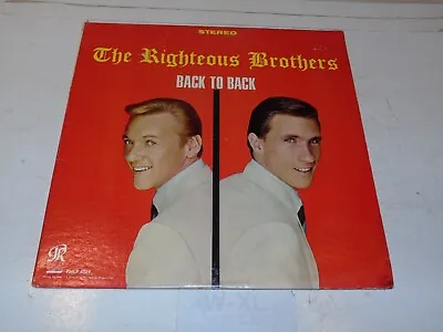 £49.50 • Buy THE RIGHTEOUS BROS - Back To Back - 1966 11-track USA Mono Vinyl LP