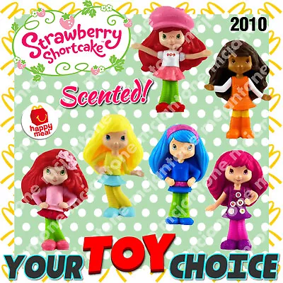 McDonald's 2010 STRAWBERRY SHORTCAKE Doll Accessory SSC Scented YOUR Toy CHOICE • $2