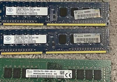 3 RAM Desktop Memory Sticks - Untested • $0.99