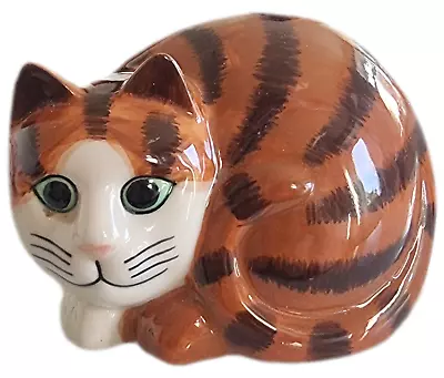 Pottery Quail Ceramics Cat Figurine ‘Tim’. • £10