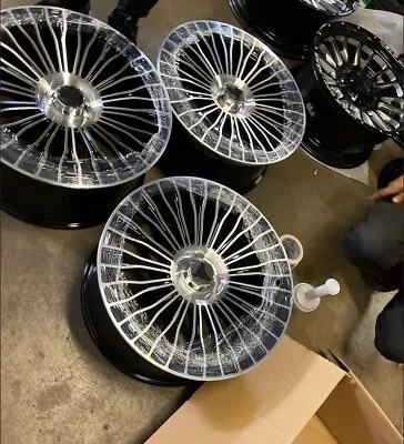 22x9 22x10.5 5x112 Staggered Rims Wheels Fit Mercedes S580 S63 GLE350 Set Of 4 • $1360