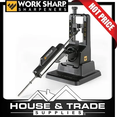 $119 • Buy Work Sharp Knife Sharpener Precision Adjust 3 Sided Abrasion WSBCHPAJ