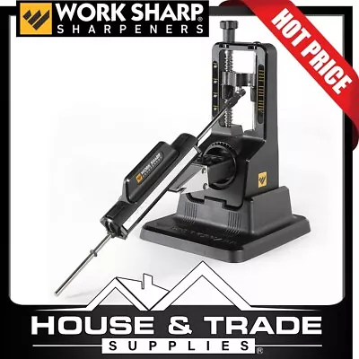 Work Sharp Knife Sharpener Precision Adjust 3 Sided Abrasion WSBCHPAJ • $128